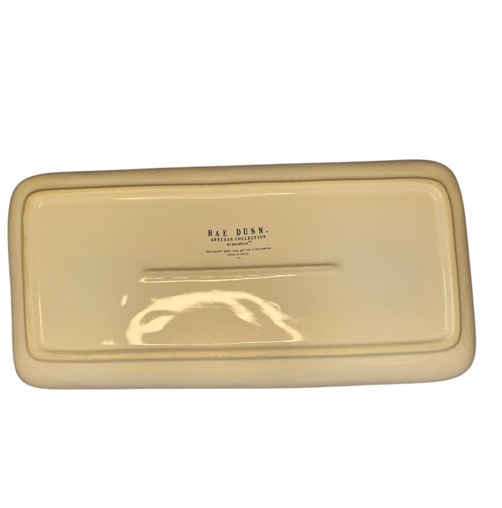 Rae Dunn Let's Eat Serving Platter Tray - Picture 2 of 5